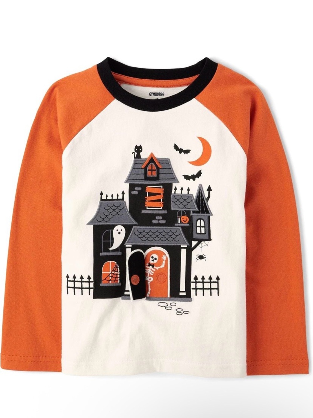 Gymboree Baby Boy Interactive Haunted House Raglan Top Size 12-18 Months